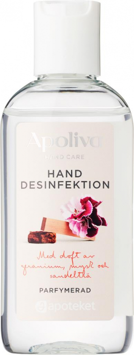 APOLIVA HAND CARE HAND SANITIZER GERANIUM 75 ML in the group BATHROOM / PHARMACY at Amet & Partners AB (215022)