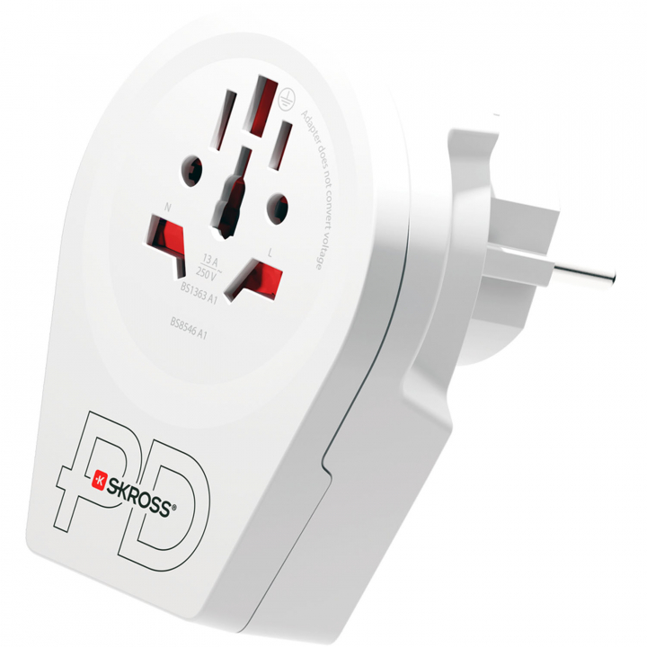 TRAVEL ADAPTER - EU - USB-A/USB-C in the group SEE ALL at Amet & Partners AB (Art29)