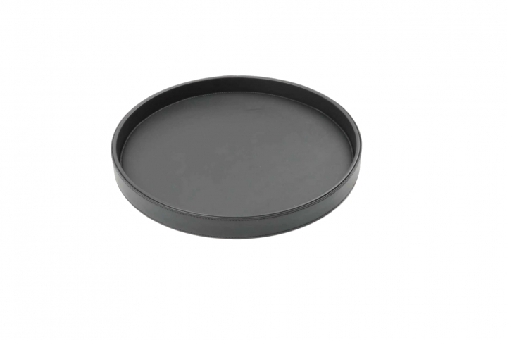 RUNE - PU LEATHER TRAY in the group HOTEL ROOM / TRAY at Amet & Partners AB (TRY.PU.BLK.35.RND)