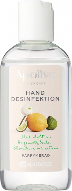APOLIVA HAND CARE HAND SANITIZER BERGAMOT 75 ML