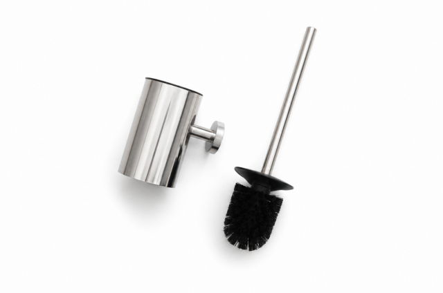 WALL MOUNTED TOILET BRUSH - POLISHED