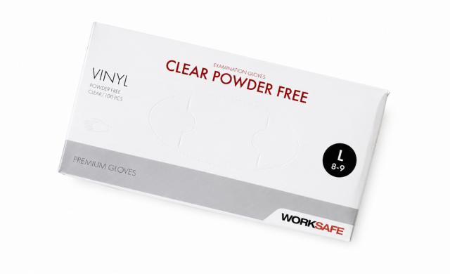 VINYL GLOVES L