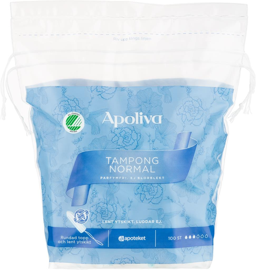 APOLIVA TAMPONS NORMAL  100 PCS