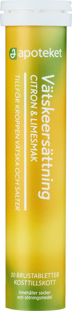 APOTEKET ORAL REHYDRATION TABLETS LEMON & LIME 20 PCS
