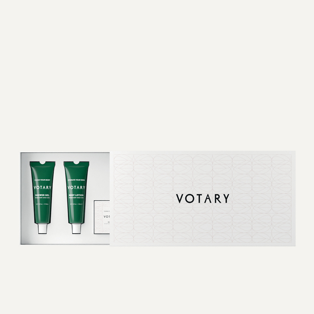 VOTARY GIFT BOX, ROSEMARY & CHIA WHITE